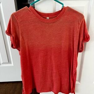Free People Movement Casual Coral Women's Top